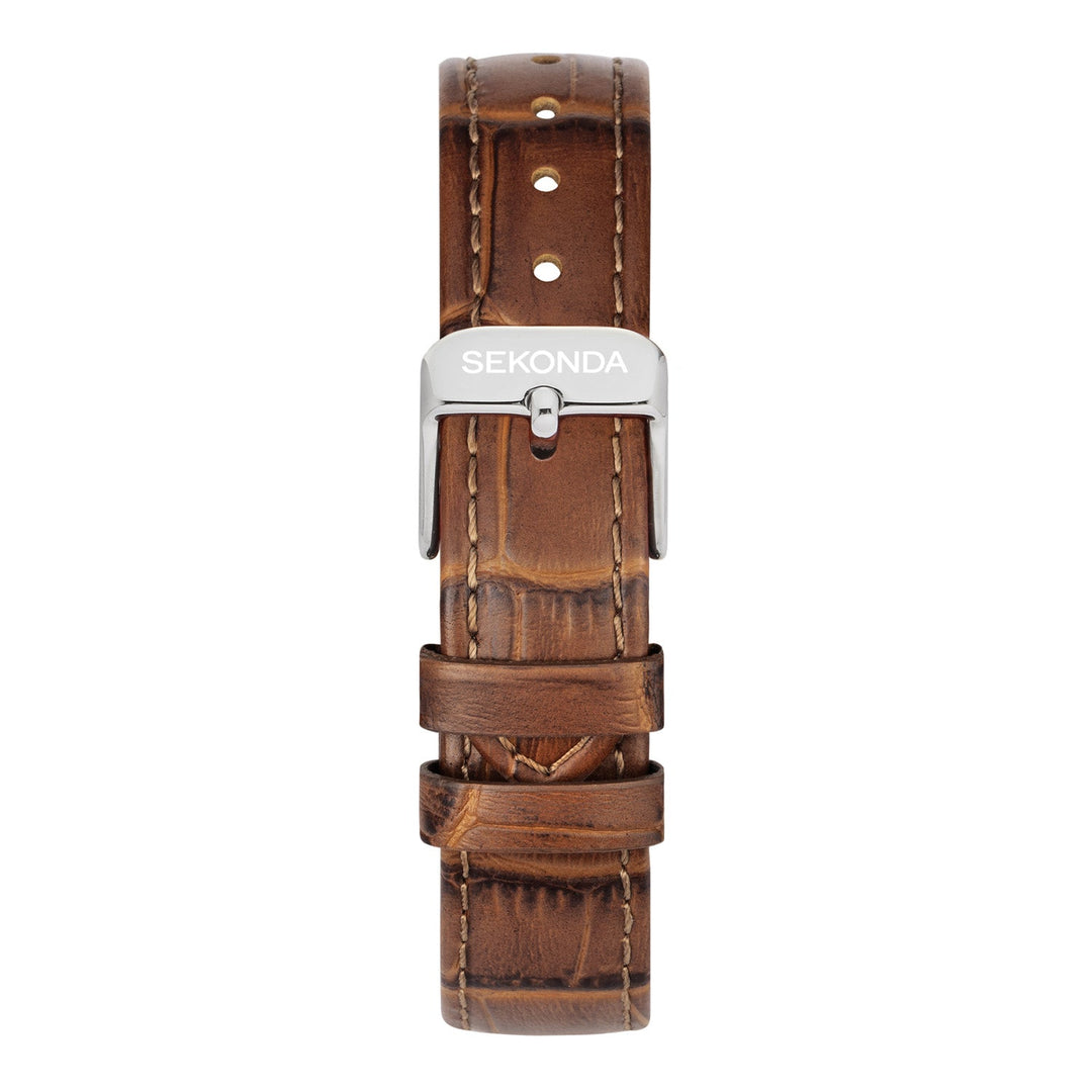 Sekonda Colette White Dial 22mm Womens Watch Brown