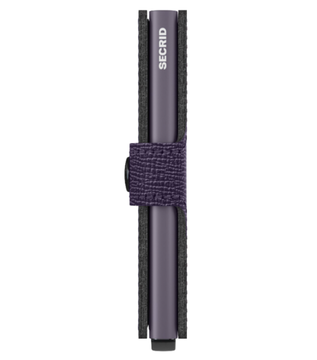 SECRID Miniwallet Crisple Purple Leather RFID Wallet SC9609
