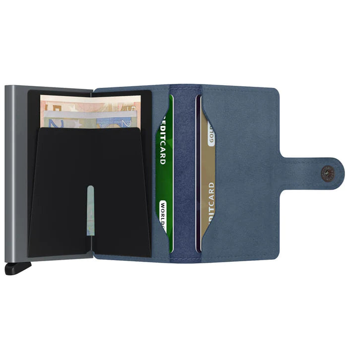 SECRID Miniwallet Original Ice Blue Leather RFID SC4130