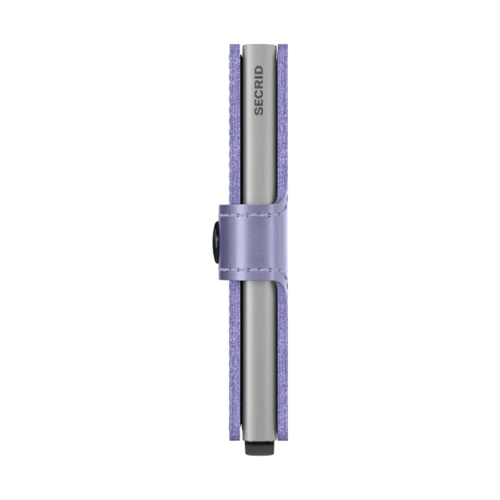 SECRID Miniwallet Metallic Lilac Leather RFID