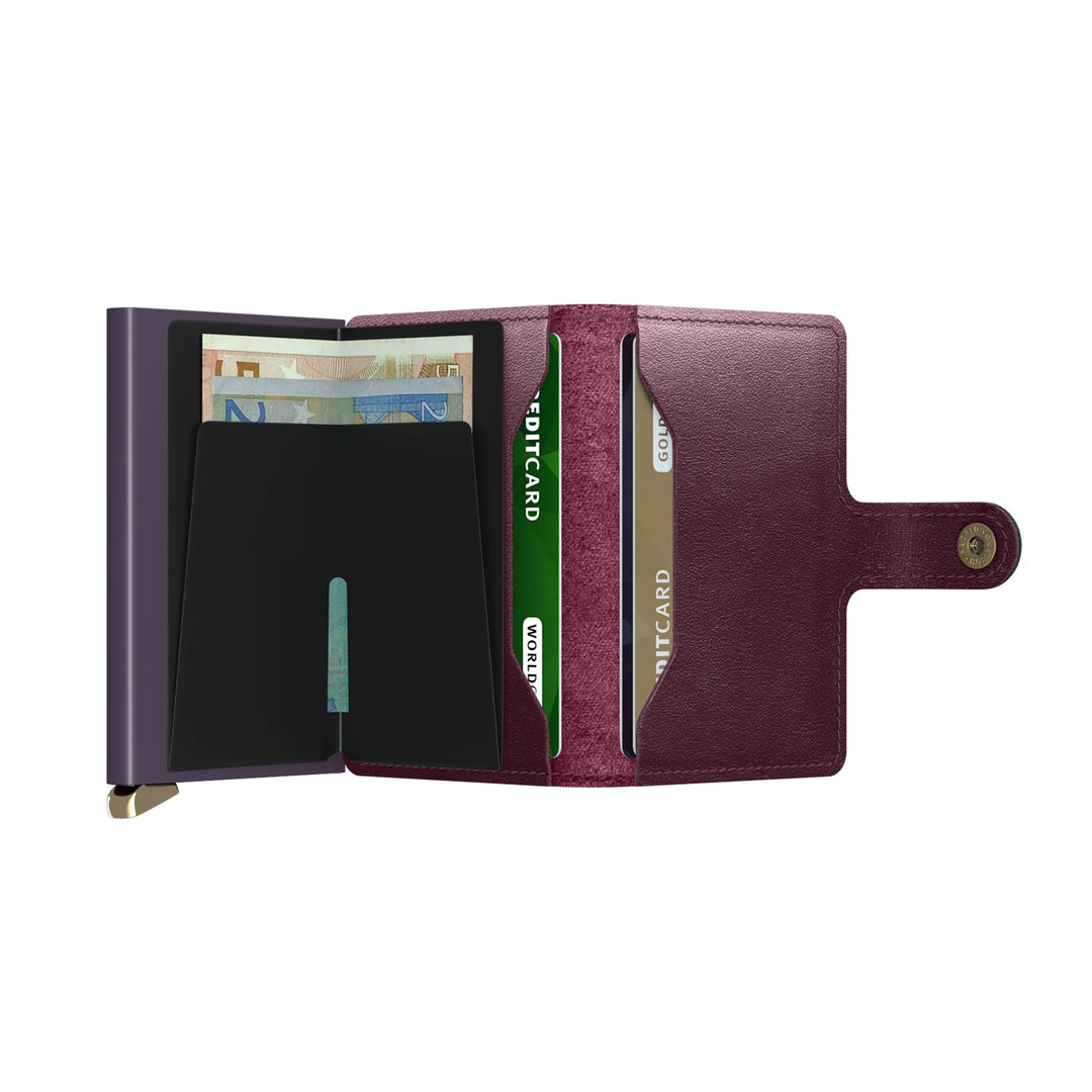SECRID Miniwallet Premium Dusk Bordeaux RFID SC9944