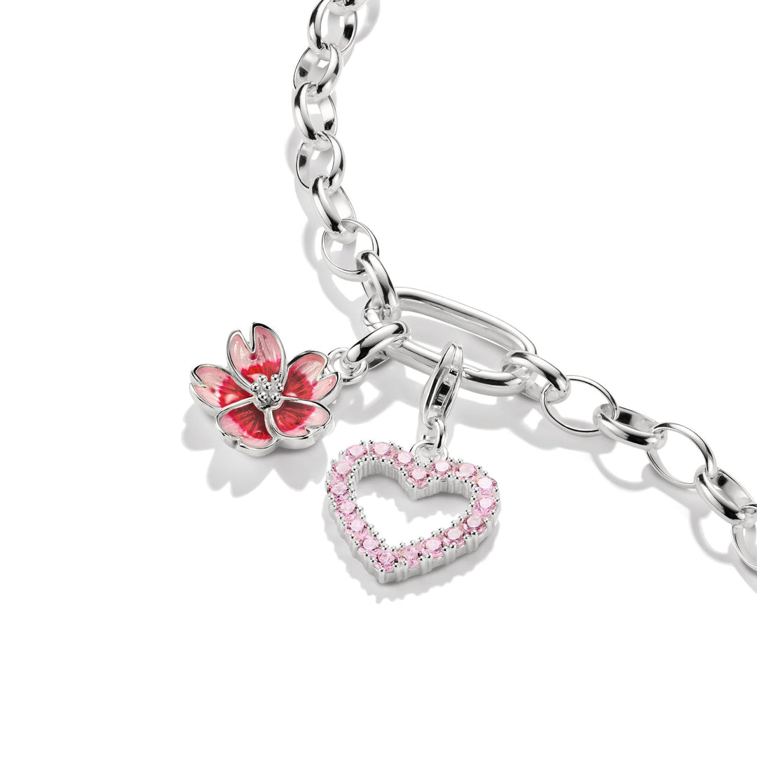 THOMAS SABO Original Charm Pendant Pink Heart