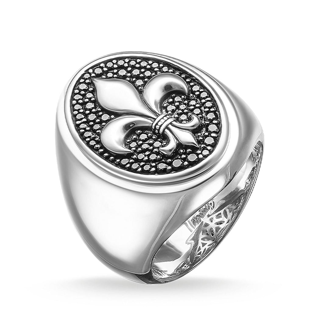 THOMAS SABO Signet Ring "Fleur-De-Lis"