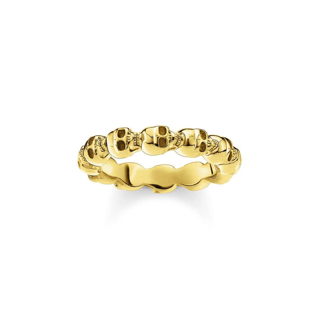THOMAS SABO Ring Skull Gold