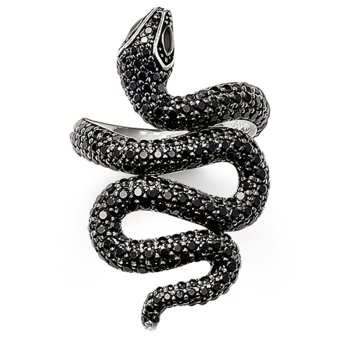 THOMAS SABO Ring "Black Snake Pave"