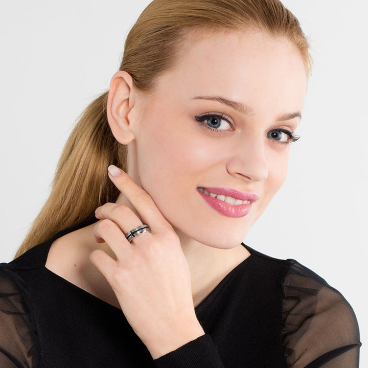 THOMAS SABO Band Ring "Cross Pave"