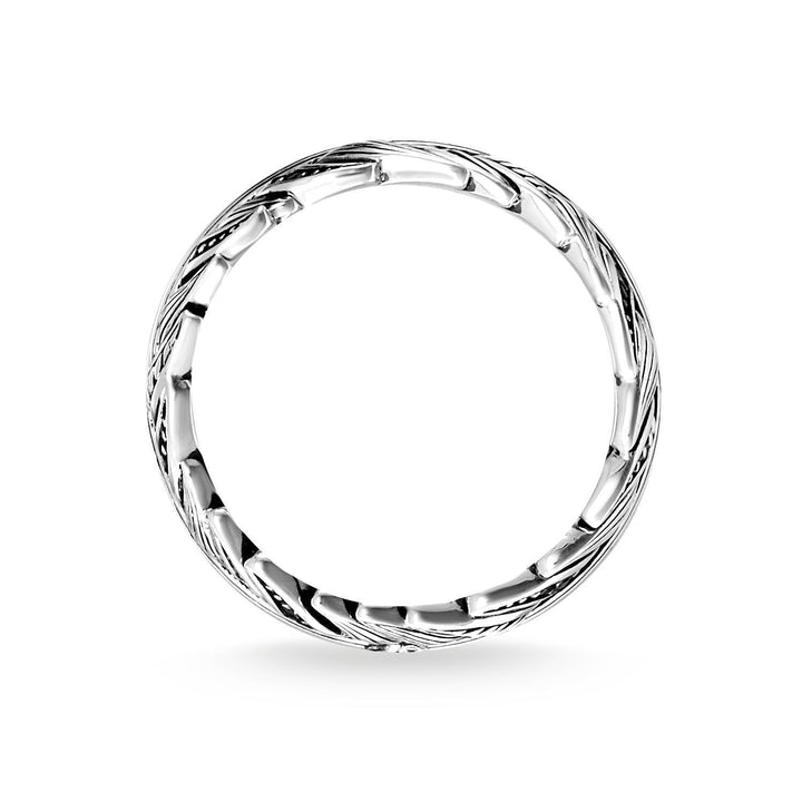 THOMAS SABO Ring "Feather Pave"