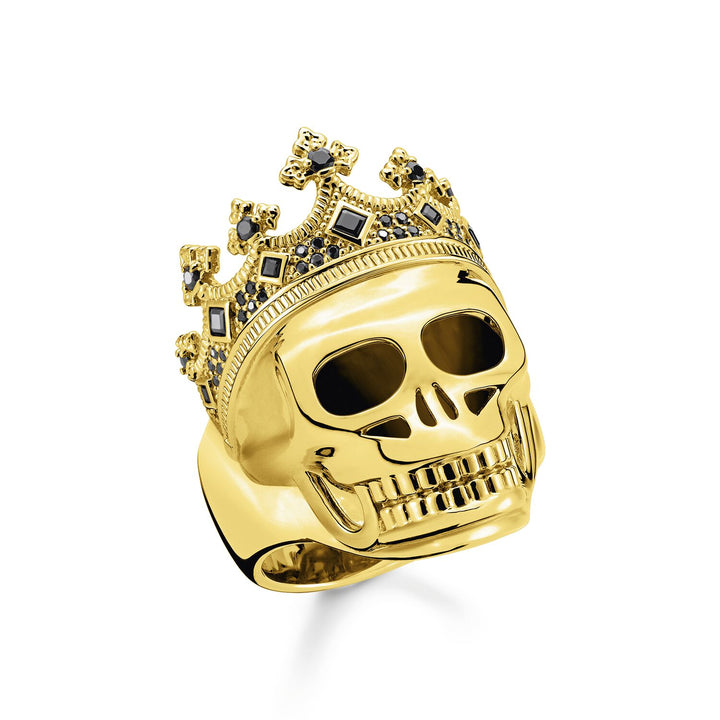 THOMAS SABO Ring Skull Gold