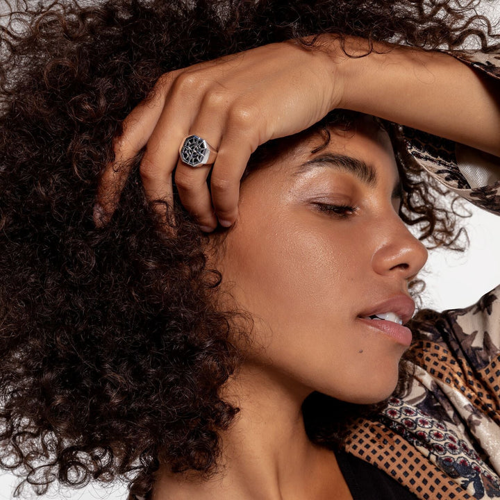 THOMAS SABO Ring Compass Black