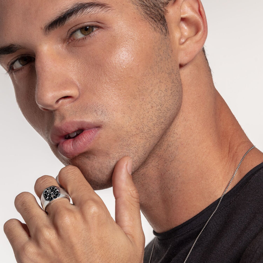 THOMAS SABO Ring Compass Black