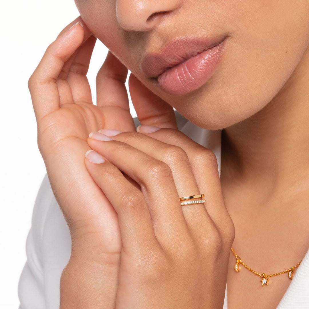 THOMAS SABO Ring White Stones