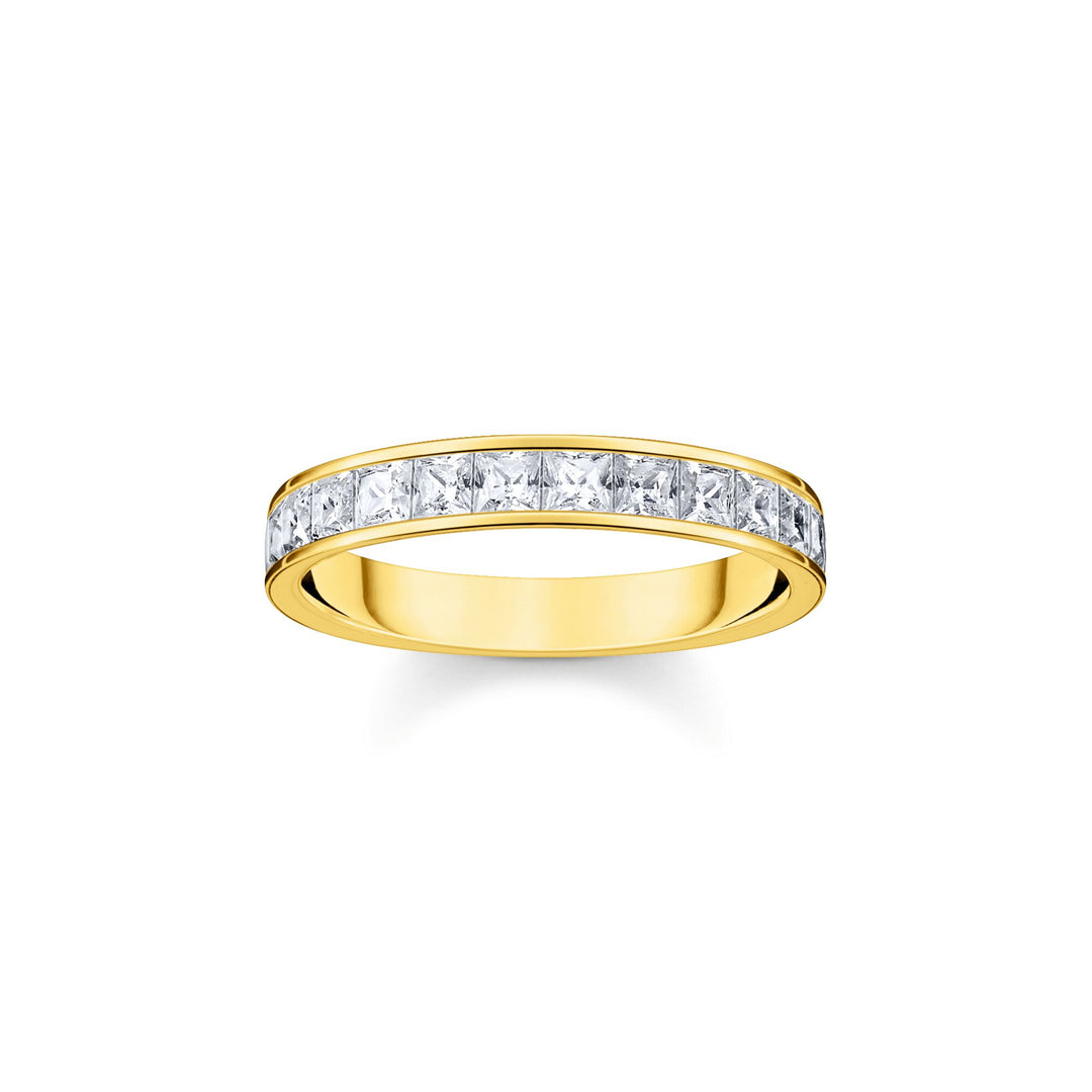 THOMAS SABO Ring White Stones Gold