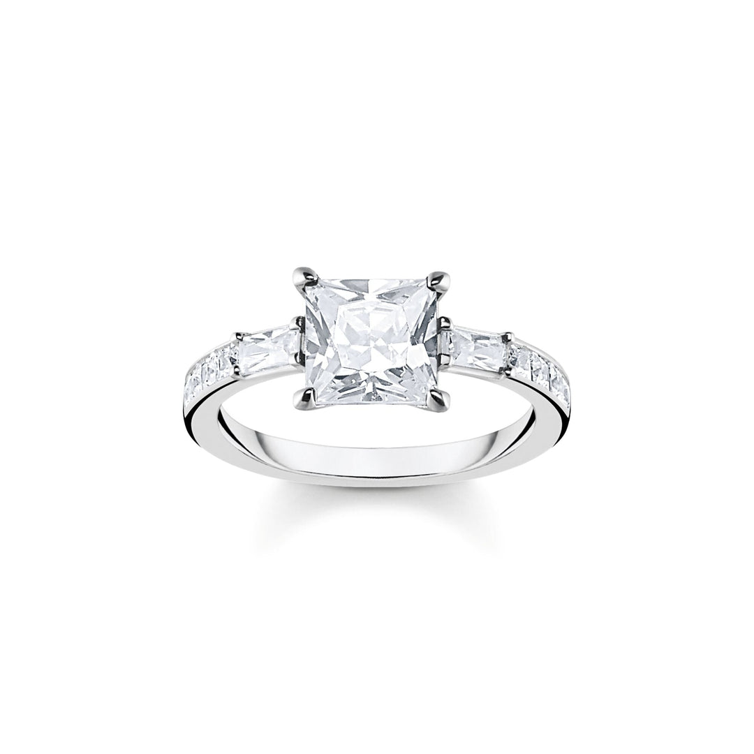 THOMAS SABO Ring white stones silver
