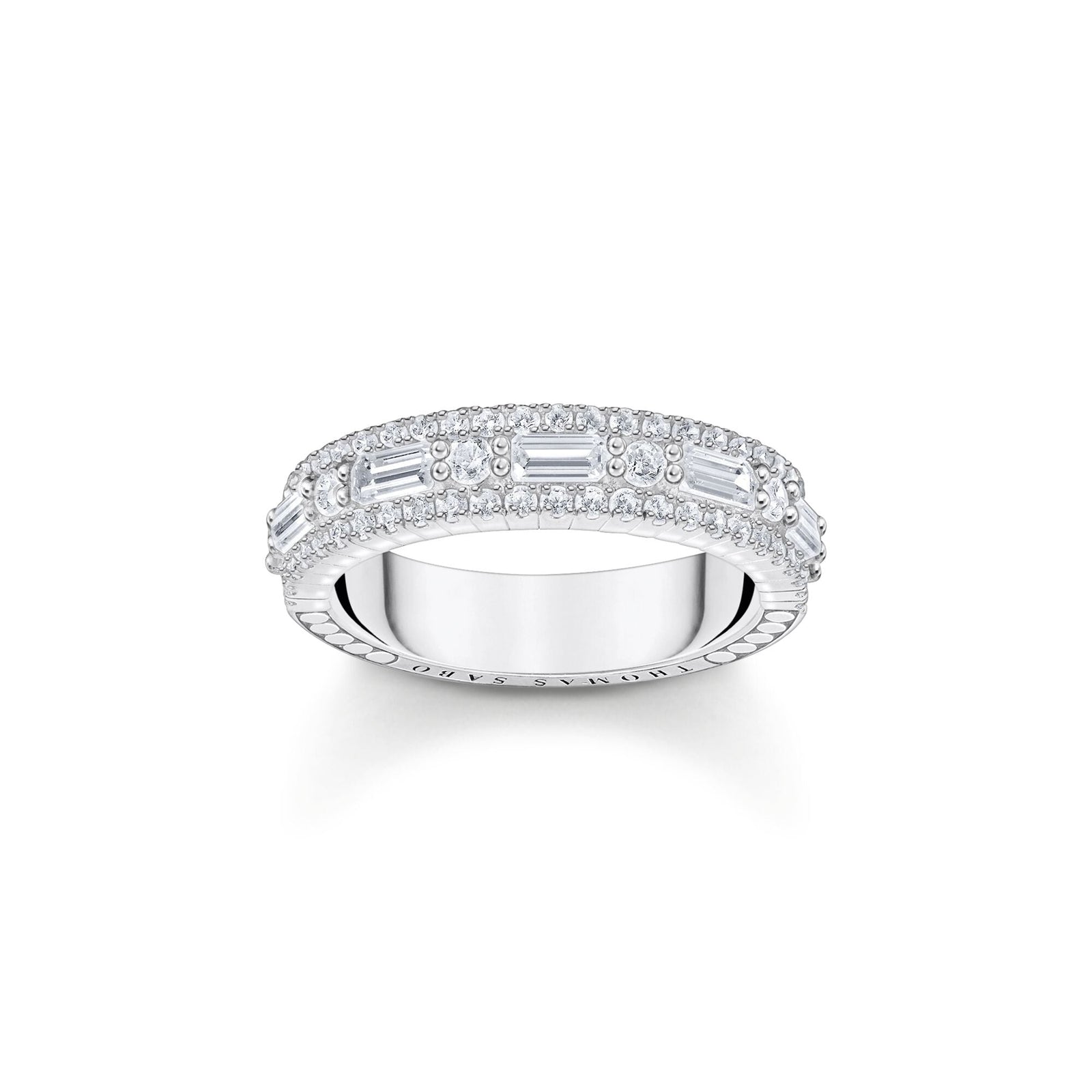 THOMAS SABO Ring with white stones - B & S Lyncris Jewellers