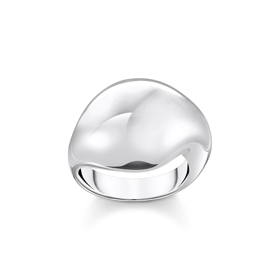 THOMAS SABO Ring in organic drop-shape silver - B &amp; S Lyncris Jewellers