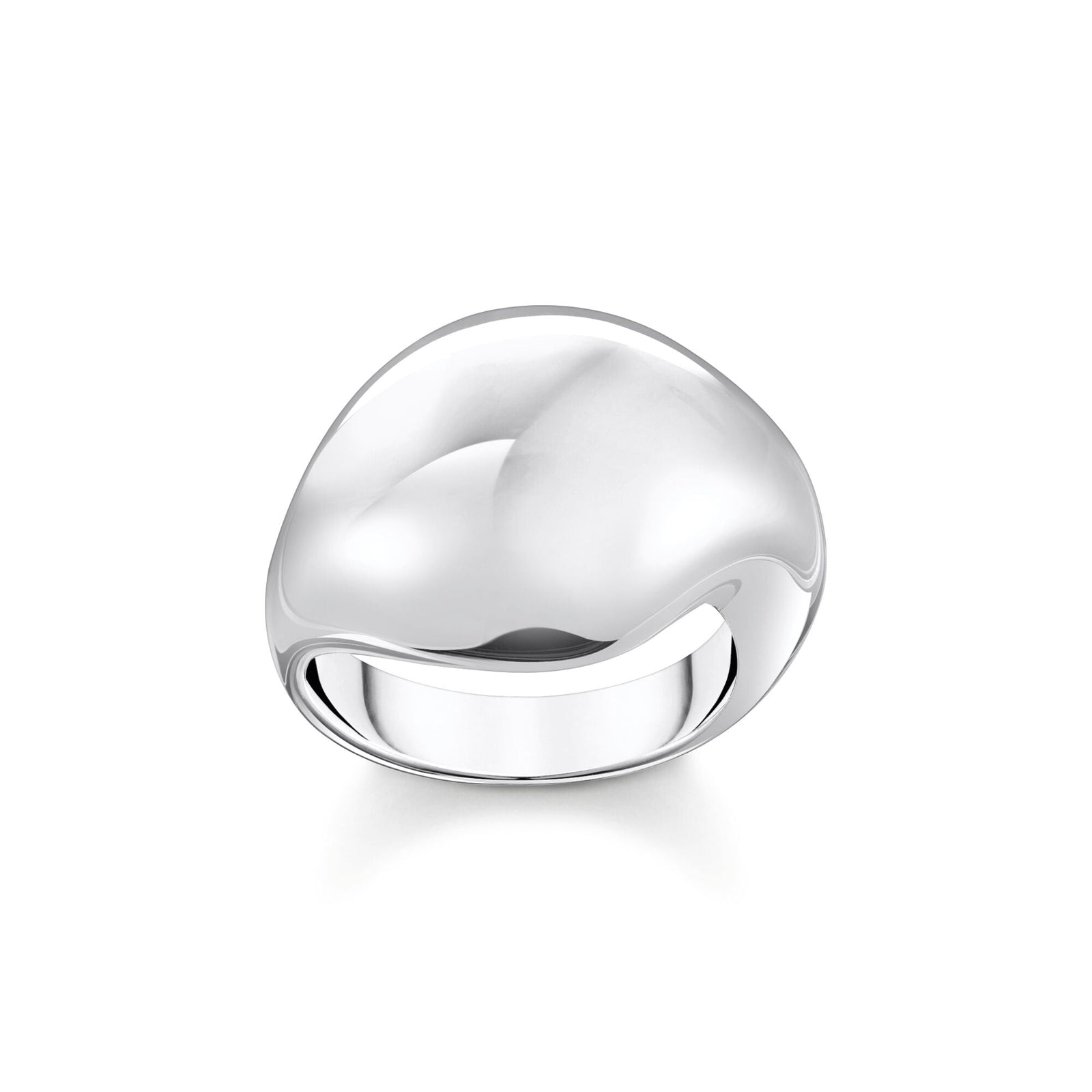 THOMAS SABO Ring in organic drop-shape silver - B & S Lyncris Jewellers