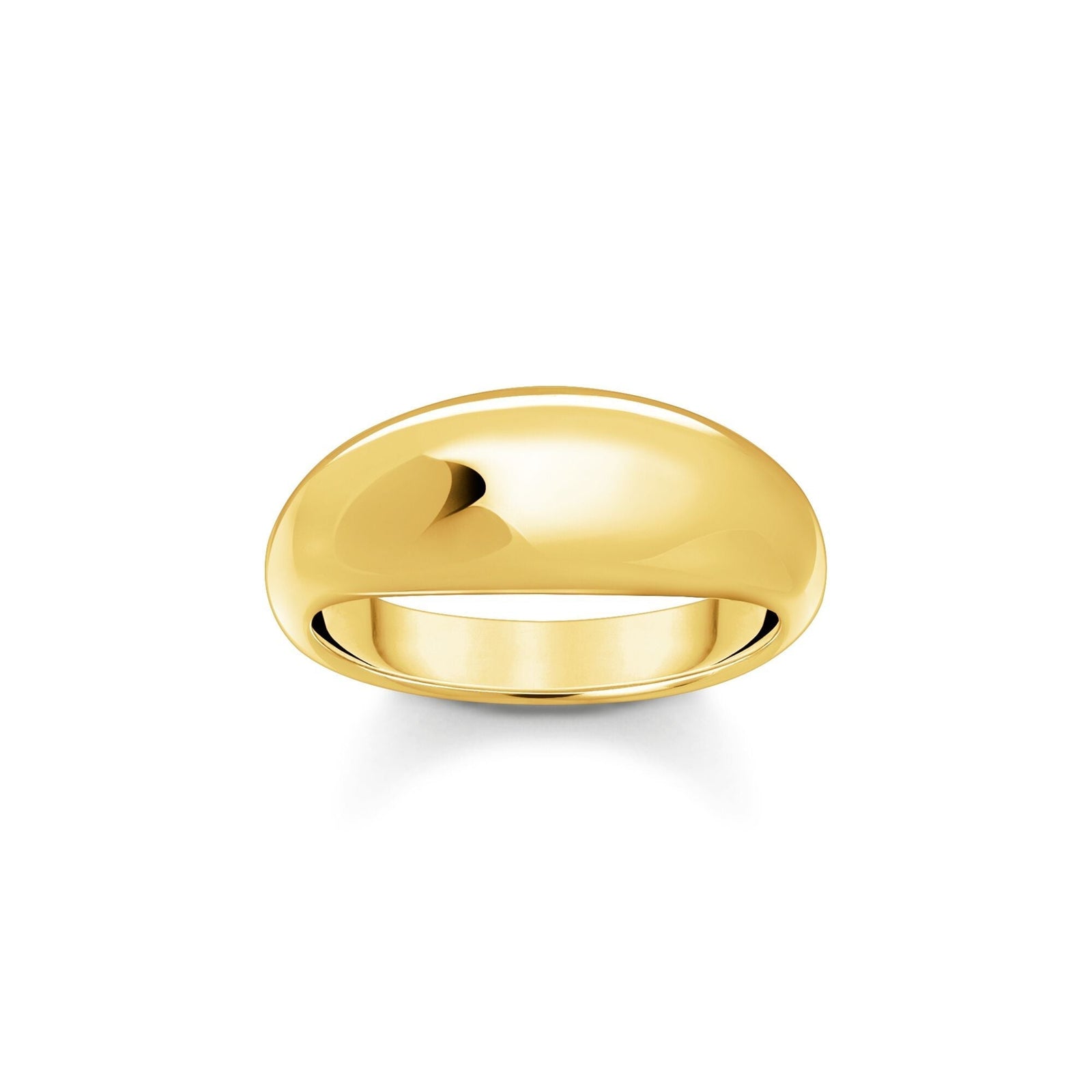 THOMAS SABO Ring in timeless design gold - B & S Lyncris Jewellers