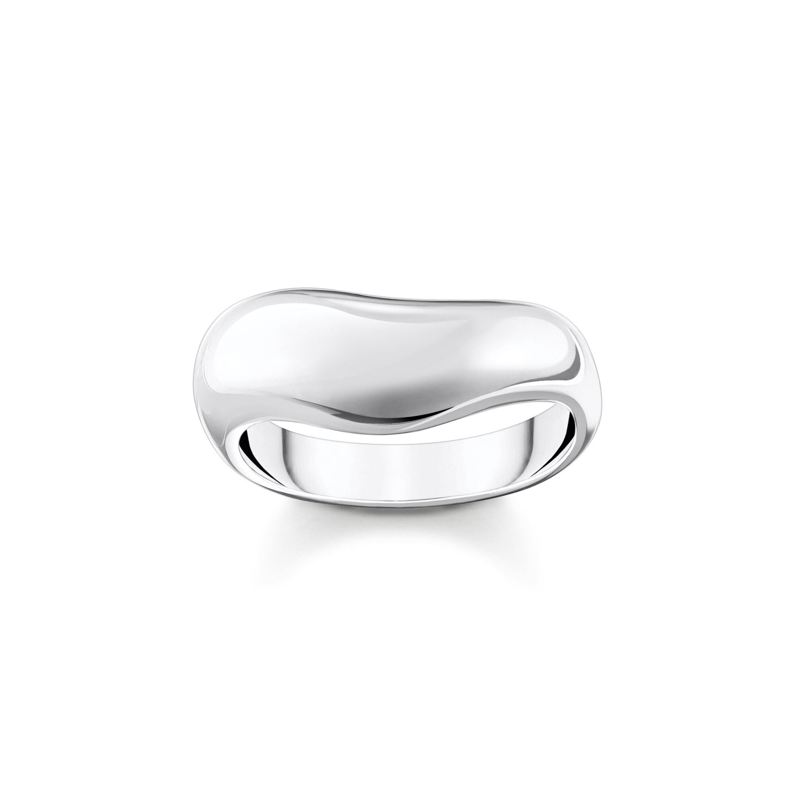 THOMAS SABO Ring with curved shape silver - B & S Lyncris Jewellers