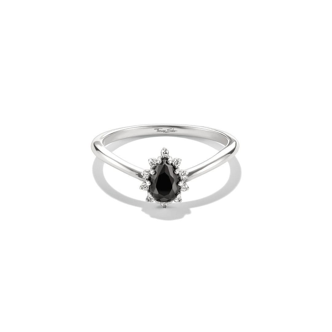 THOMAS SABO Black Drop Zirconia Ring