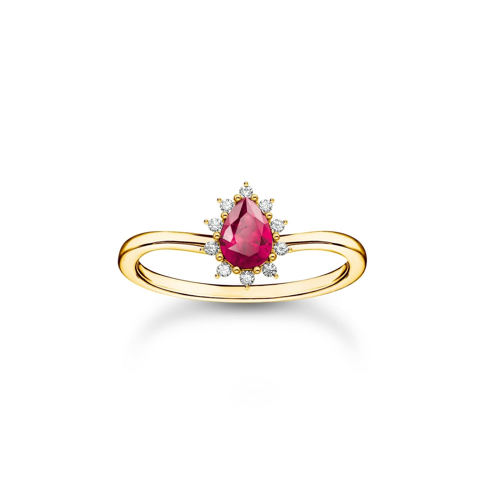 THOMAS SABO Vintage Romance Ring in red - B & S Lyncris Jewellers