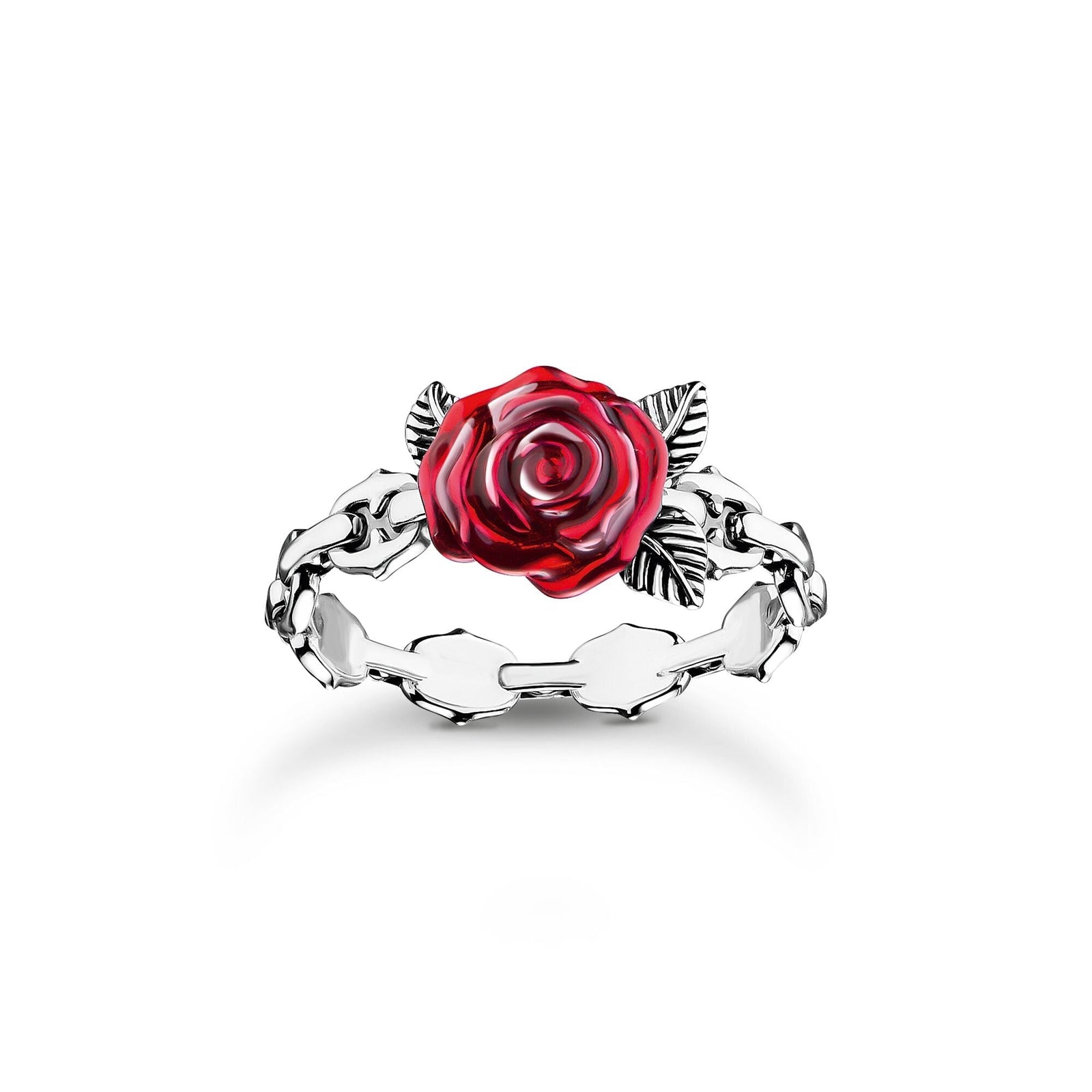 THOMAS SABO Romance Ring Red Rose - B & S Lyncris Jewellers