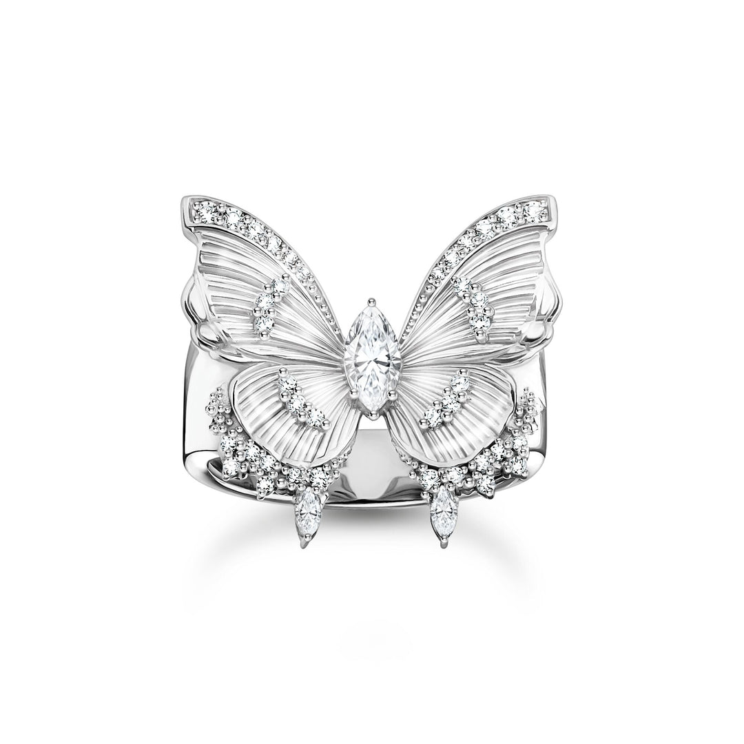 THOMAS SABO Butterfly Paradise Cocktail Ring in Silver