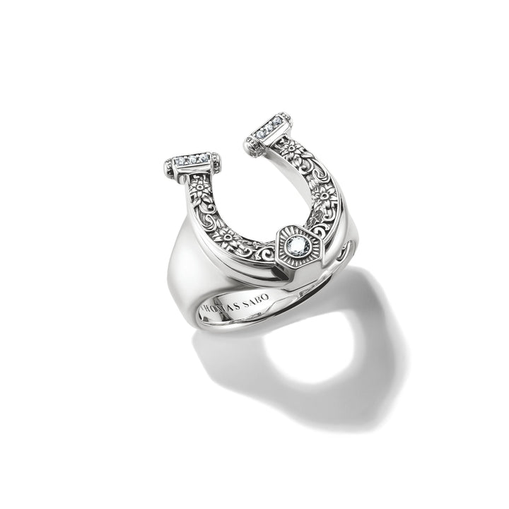 THOMAS SABO Silver Horseshoe Ring