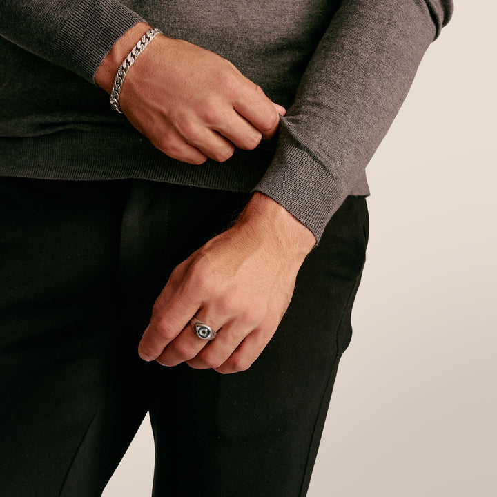 THOMAS SABO Textured Eye Rebel Ring