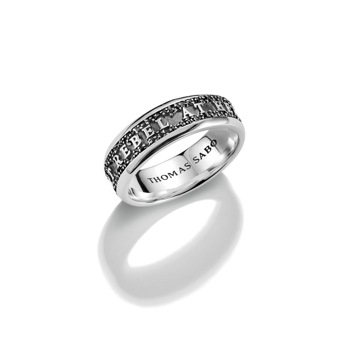 THOMAS SABO Band Ring REBEL AT HEART Lettering