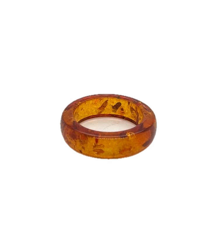 Baltic Amber Infinity Ring