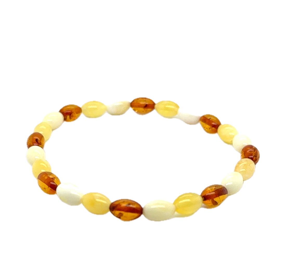 Baltic Amber Multi-Colour Bracelet