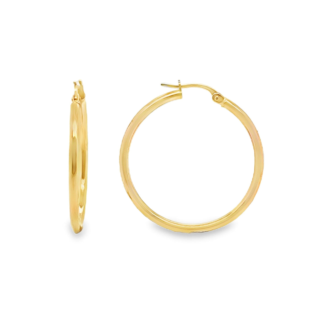 9ct Yellow Gold Hoop Earrings