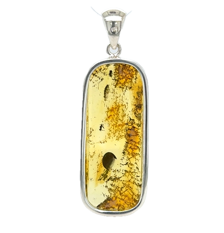 Sterling Silver Baltic Amber Pendant