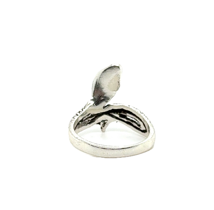 Sterling Silver Blackened Snake Ring