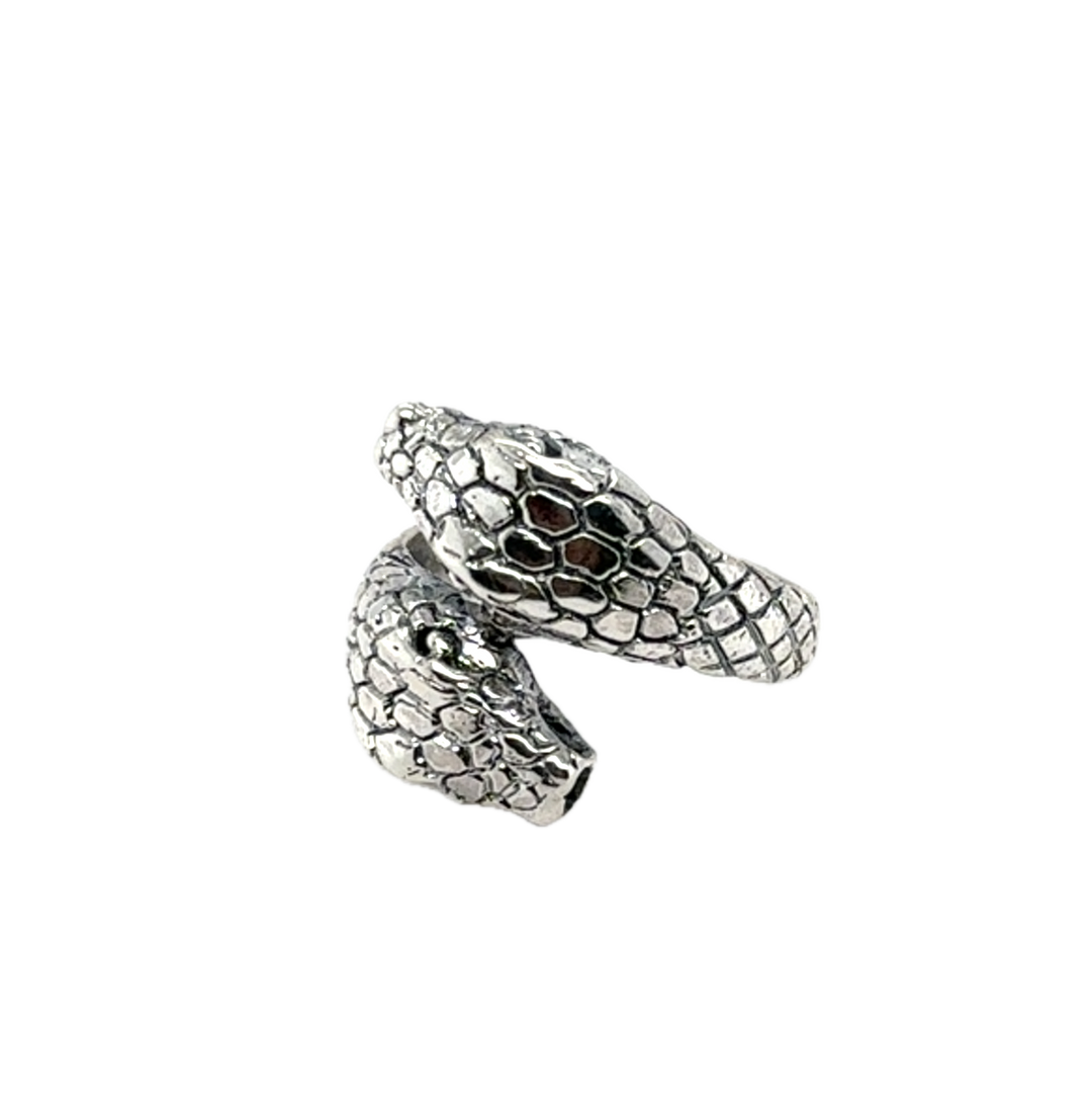 Sterling Silver Blackened Snake Ring