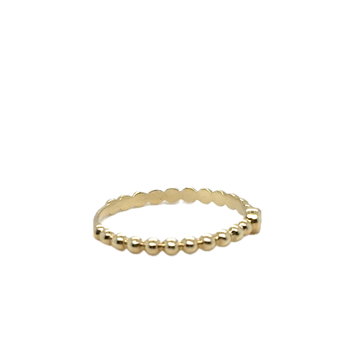 9ct Yellow Gold CZ Ball Ring