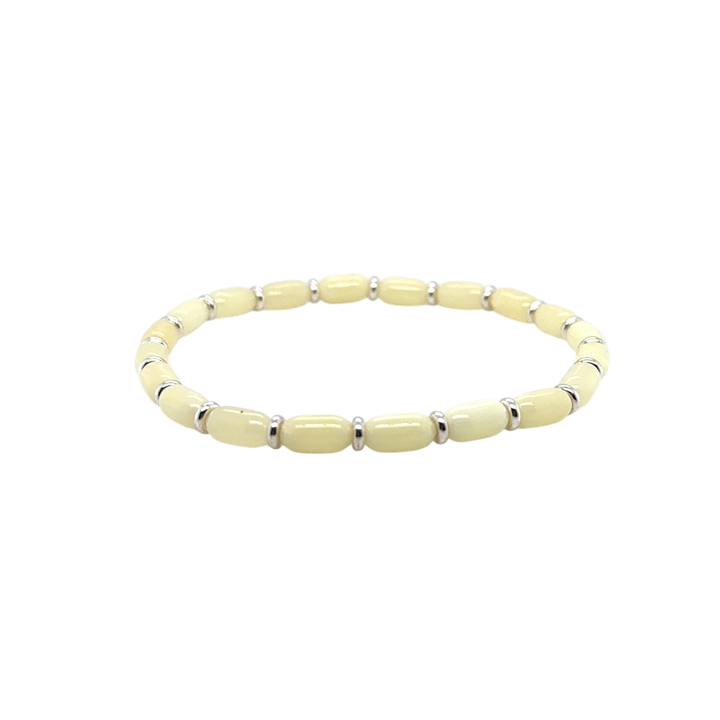 Baltic Amber Beaded Stretch Bracelet
