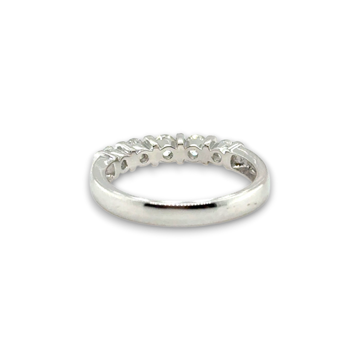 18ct White Gold Half Eternity Diamond Ring