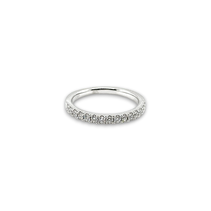 18ct White Gold Half Eternity Diamond Ring