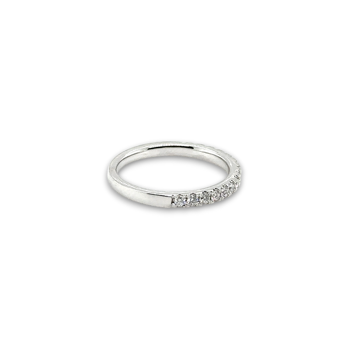 18ct White Gold Half Eternity Diamond Ring
