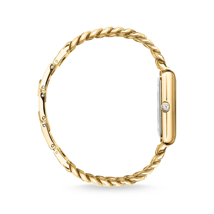 THOMAS SABO Ladies Rectangular Watch in Gold