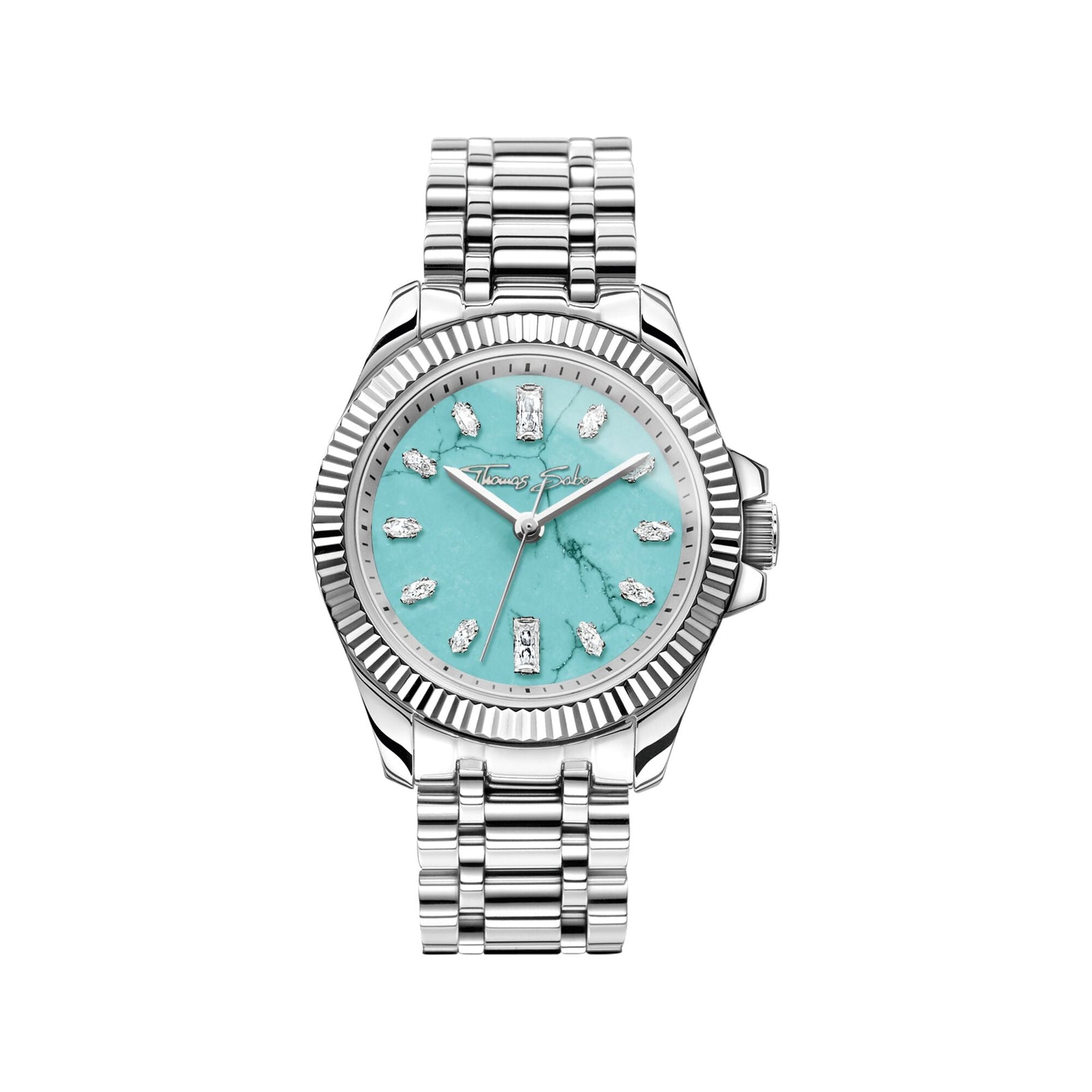 THOMAS SABO Ladies Imitation Turquoise Divine Watch - B & S Lyncris Jewellers