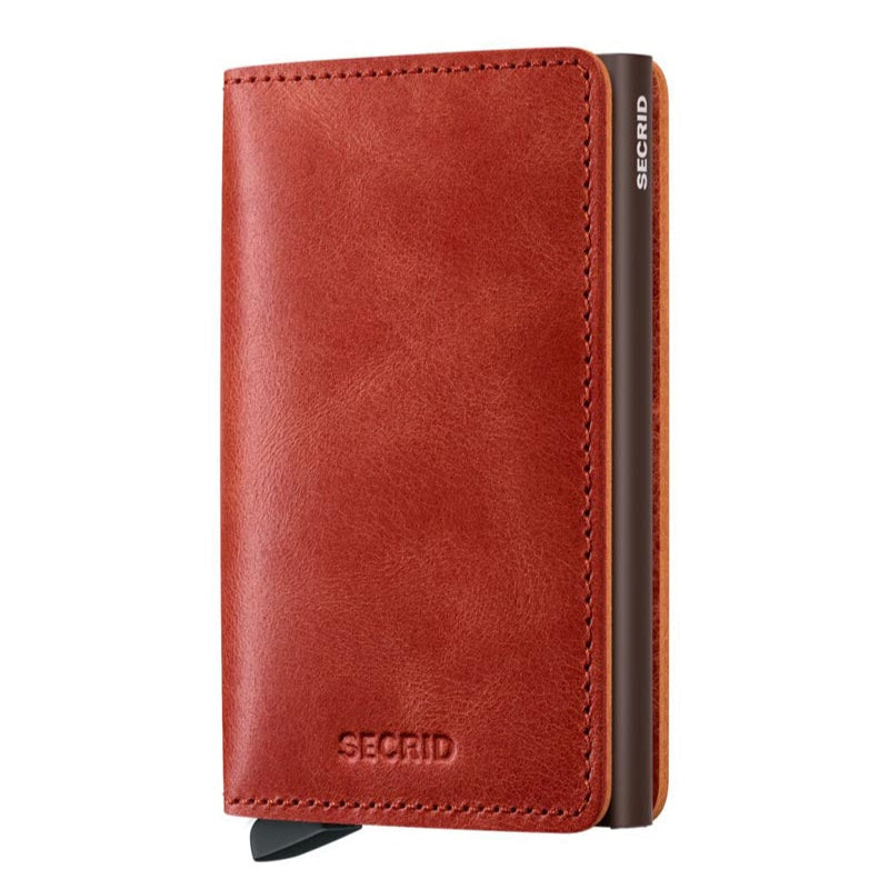 SECRID Slimwallet Vintage Orange RFID Wallet SC4772 - B & S Lyncris Jewellers