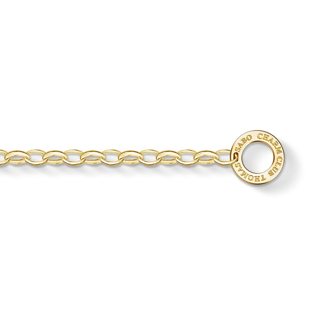 THOMAS SABO Charm Bracelet "Classic Fine Link" Gold Plated