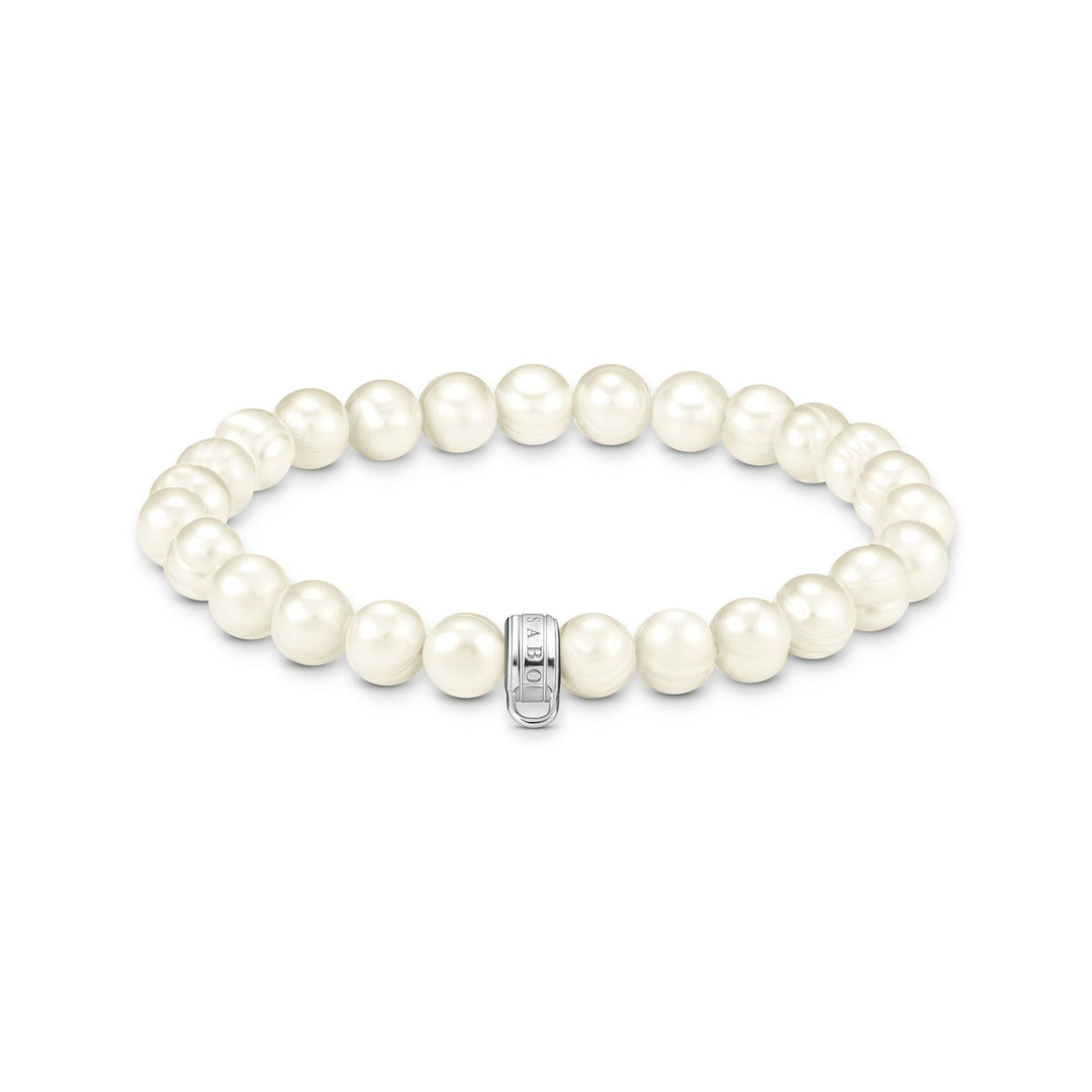 THOMAS SABO Charm bracelet with freshwater cultured pearls - B &amp; S Lyncris Jewellers