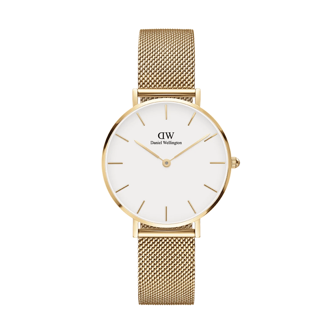 Daniel Wellington Petite 32 Evergold Gold White Watch - B &amp; S Lyncris Jewellers