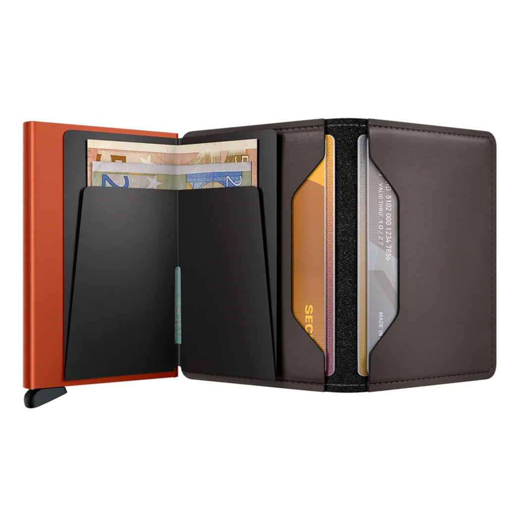 SECRID Slimwallet Matte Truffle & Orange SC4833