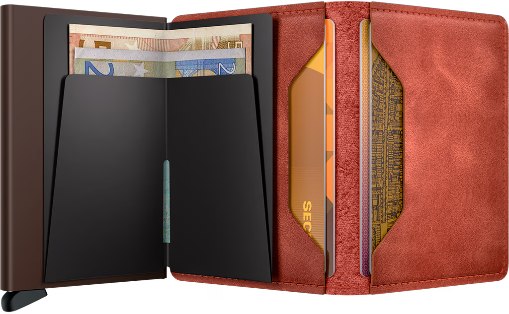 SECRID Slimwallet Vintage Orange RFID Wallet SC4772