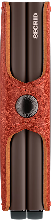SECRID Twinwallet Vintage Orange RFID Wallet SC4789