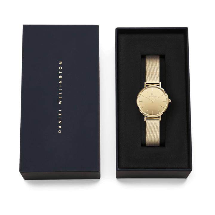 Daniel Wellington Petite Reflection Gold Watch